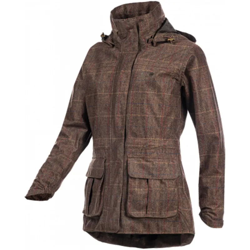 Baleno Ladies Pembroke Coat Brown Check